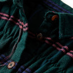 Kinderkleid mit Langen Ärmeln und Rüschen Dunkelgrün 116