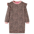 Kinder-Pulloverkleid Mittelrosa 104