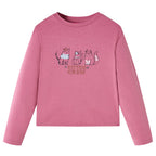 Kinder-Langarmshirt Himbeerrosa 140