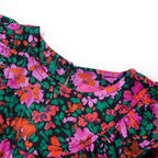 Kinderkleid mit Langen Ärmeln Knallrosa 128