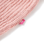 Kinder-Pulloverweste Gestrickt Hellrosa 128