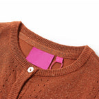 Kinder-Strickjacke Cognac 92