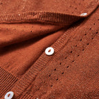 Kinder-Strickjacke Cognac 140