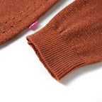 Kinder-Strickjacke Cognac 140