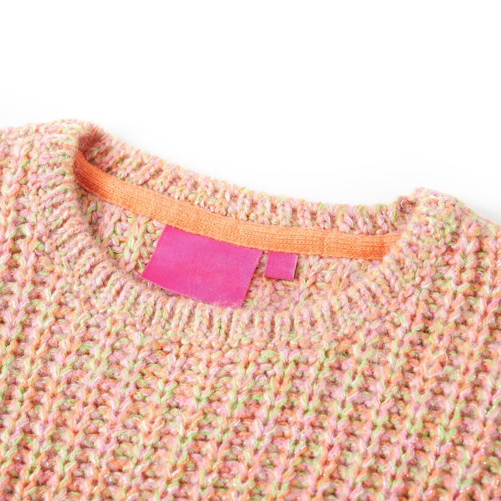 Kinderpullover Gestrickt Zartrosa 104