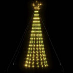 vidaXL LED Weihnachtsbaum 275 LEDs Warmweiß 180 cm