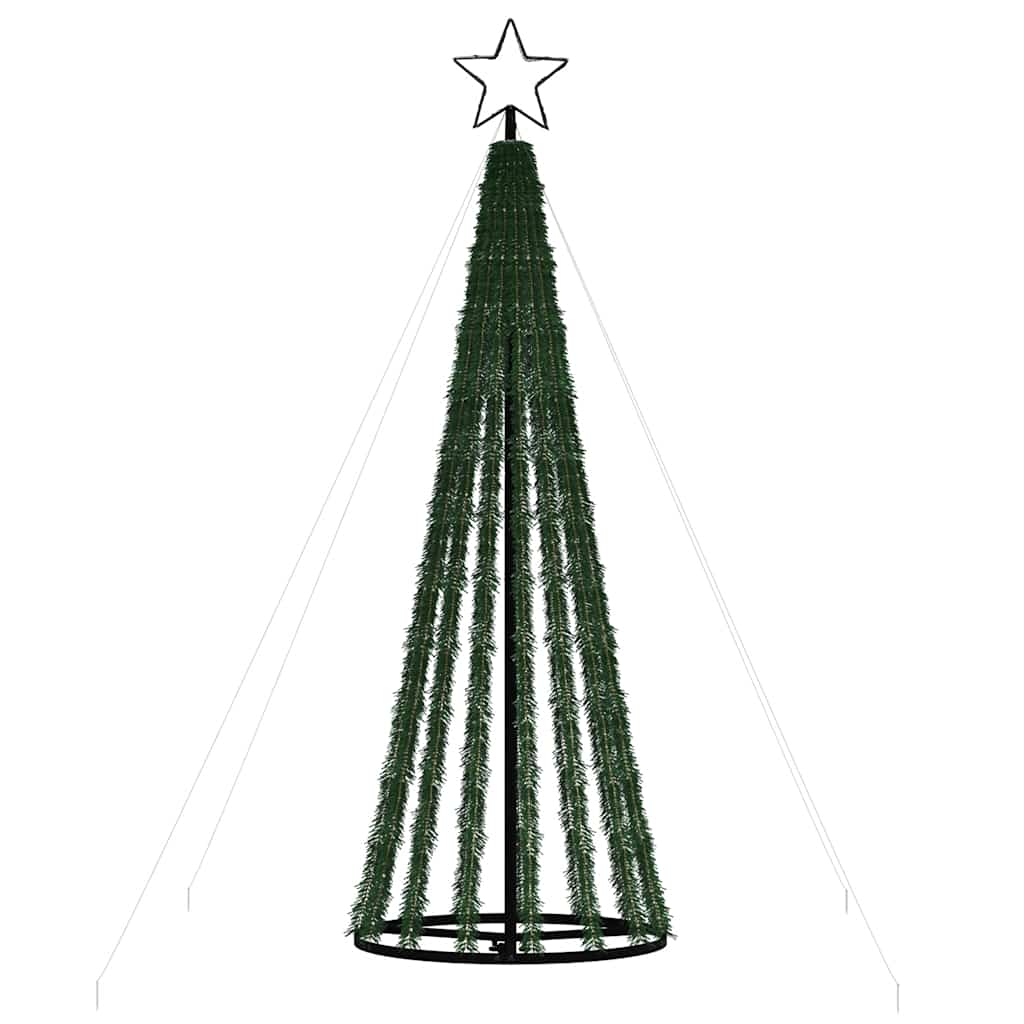 vidaXL LED Weihnachtsbaum 275 LEDs Warmweiß 180 cm