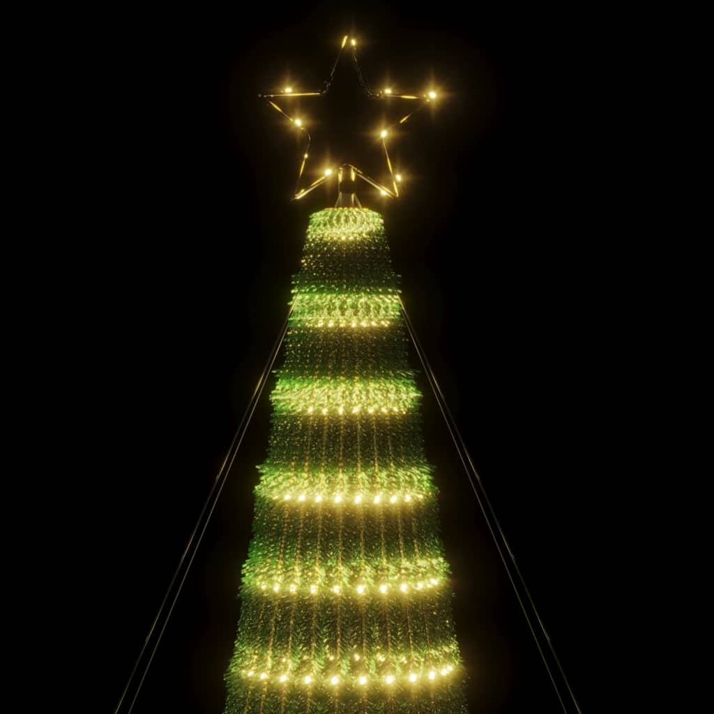 vidaXL LED Weihnachtsbaum 688 LEDs Warmweiß 300 cm