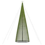 vidaXL LED Weihnachtsbaum 1544 LEDs Warmweiß 500 cm