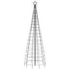 vidaXL LED-Weihnachtsbaum mit Erdspießen 570 LEDs Warmweiß 300 cm