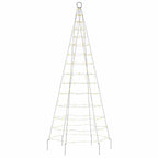 vidaXL LED-Weihnachtsbaum 200 LEDs Warmweiß 180 cm