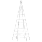 vidaXL LED-Weihnachtsbaum 200 LEDs Warmweiß 180 cm