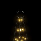 vidaXL LED-Weihnachtsbaum 200 LEDs Warmweiß 180 cm