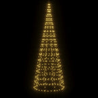 vidaXL LED-Weihnachtsbaum 550 LEDs Warmweiß 300 cm