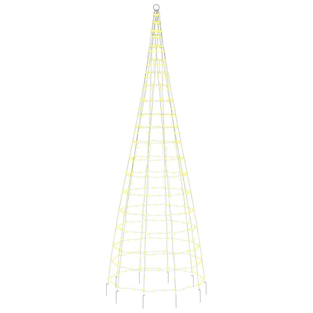 vidaXL LED-Weihnachtsbaum 550 LEDs Warmweiß 300 cm