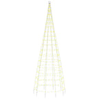 vidaXL LED-Weihnachtsbaum 550 LEDs Warmweiß 300 cm