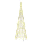 vidaXL LED-Weihnachtsbaum 1534 LEDs Warmweiß 500 cm