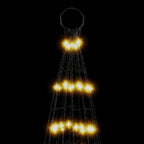 vidaXL LED-Weihnachtsbaum 1534 LEDs Warmweiß 500 cm