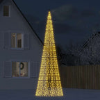 vidaXL LED-Weihnachtsbaum 1534 LEDs Warmweiß 500 cm