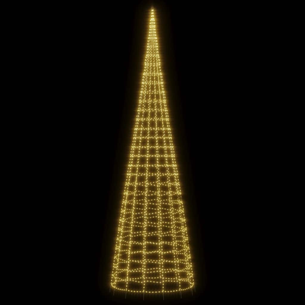 vidaXL LED-Weihnachtsbaum 3000 LEDs Warmweiß 800 cm