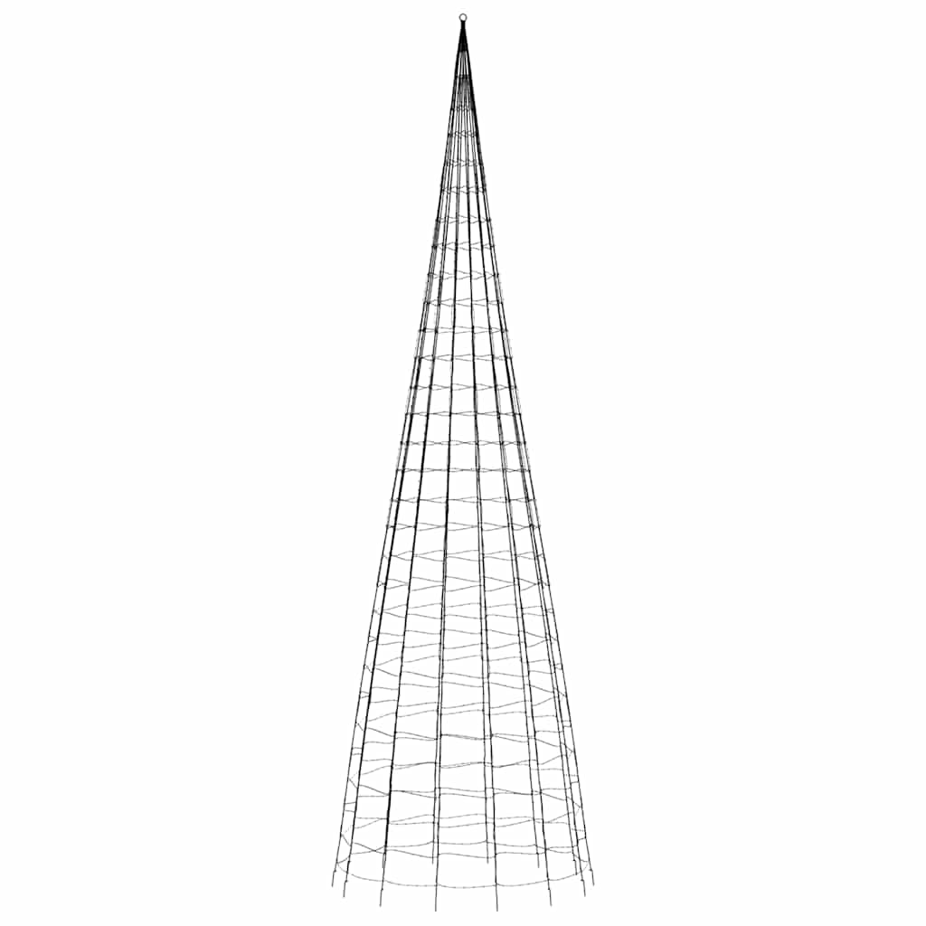 vidaXL LED-Weihnachtsbaum 3000 LEDs Warmweiß 800 cm