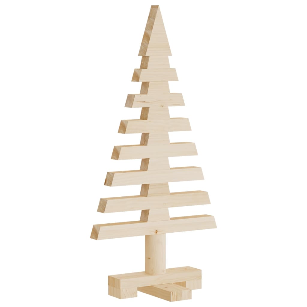 vidaXL Weihnachtsbäume für Dekorationen 3 Stk. Massivholz Kiefer