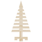 vidaXL Weihnachtsbäume für Dekorationen 3 Stk. Massivholz Kiefer