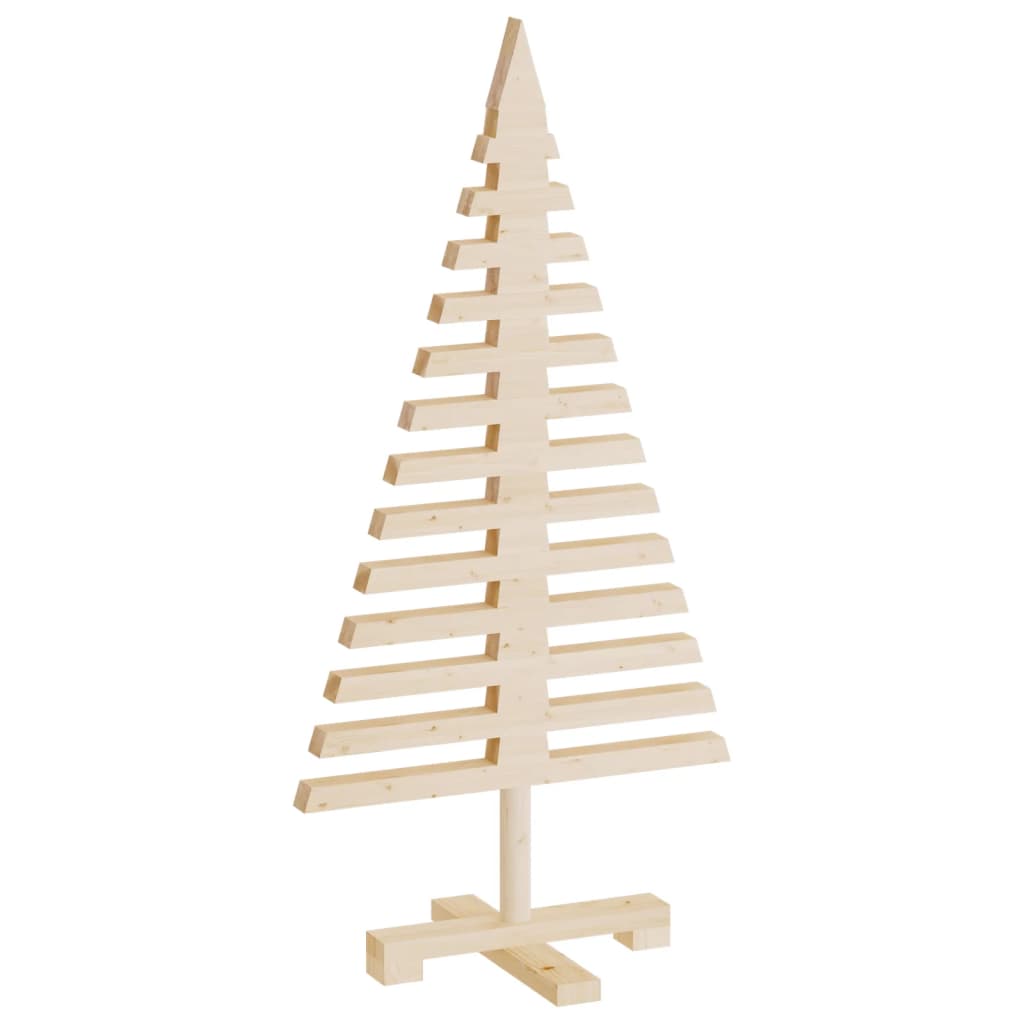 vidaXL Weihnachtsbäume für Dekorationen 3 Stk. Massivholz Kiefer