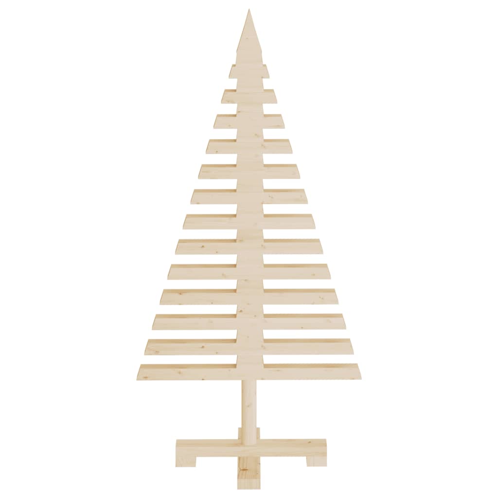 vidaXL Weihnachtsbäume für Dekorationen 3 Stk. Massivholz Kiefer