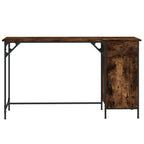 vidaXL Computertisch Räuchereiche 131x48x75 cm Holzwerkstoff