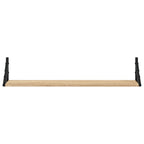 vidaXL Wandregale 2 Stk. Sonoma-Eiche 80 x 15 x 15,5 cm Holzwerkstoff