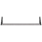 vidaXL Wandregale 2 Stk. Grau Sonoma 80x15x15,5 cm Holzwerkstoff