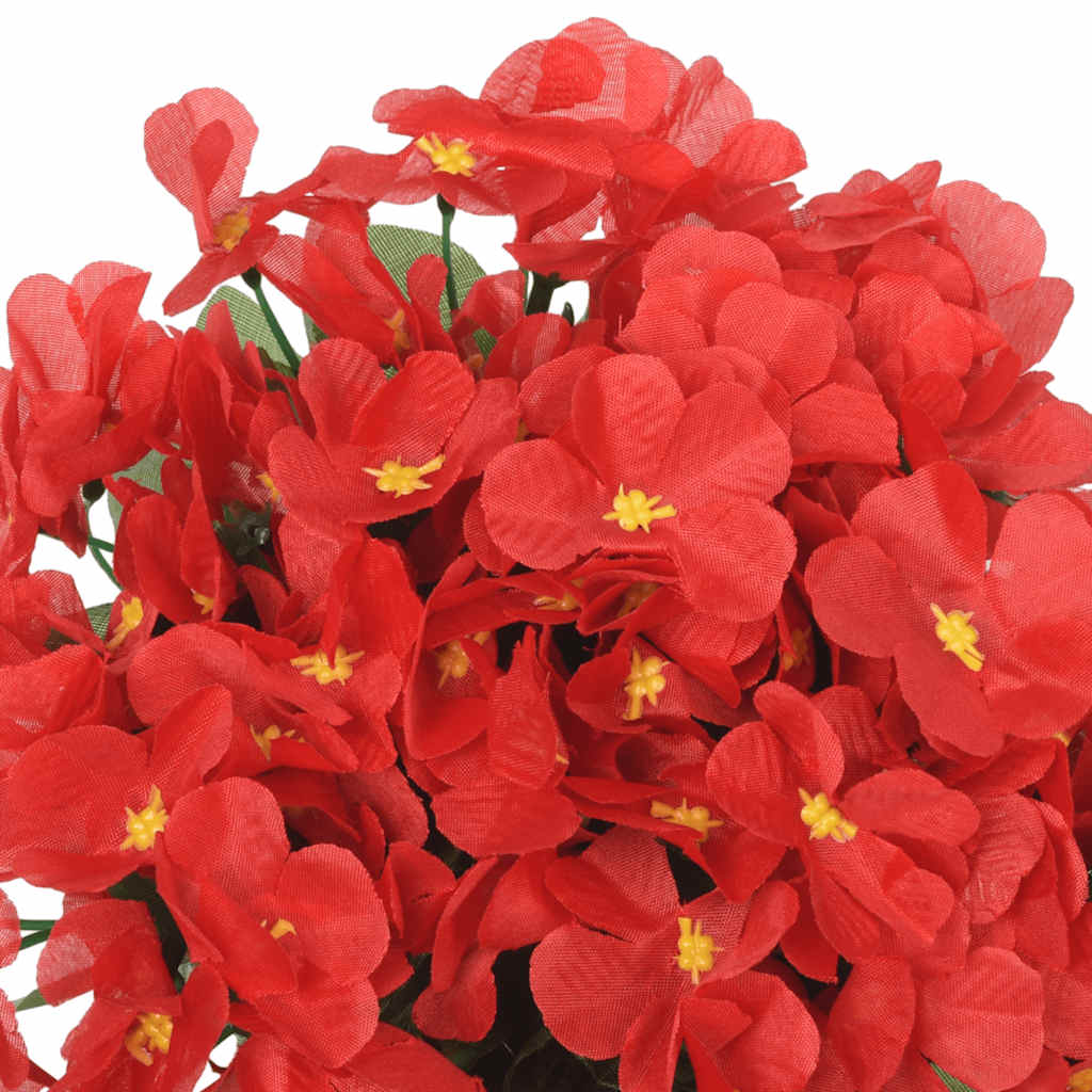 vidaXL Blumengirlanden Blumen 3 Stk. Rot 85 cm