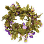 vidaXL Blumengirlanden Blumen 6 Stk. Helllila 215 cm