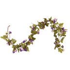 vidaXL Blumengirlanden Blumen 6 Stk. Helllila 215 cm