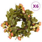 vidaXL Blumengirlanden Blumen 6 Stk. Sonnenuntargang 215 cm