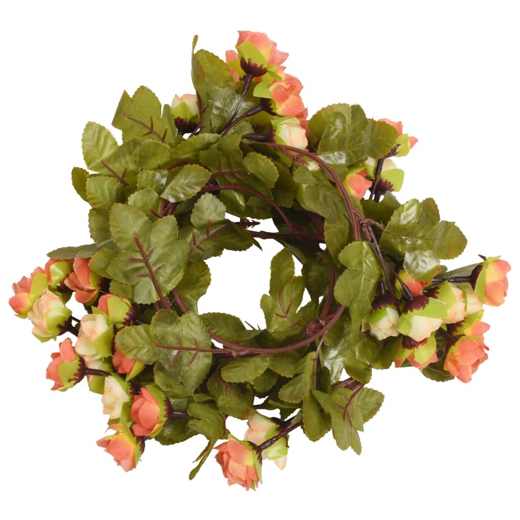 vidaXL Blumengirlanden Blumen 6 Stk. Sonnenuntargang 215 cm