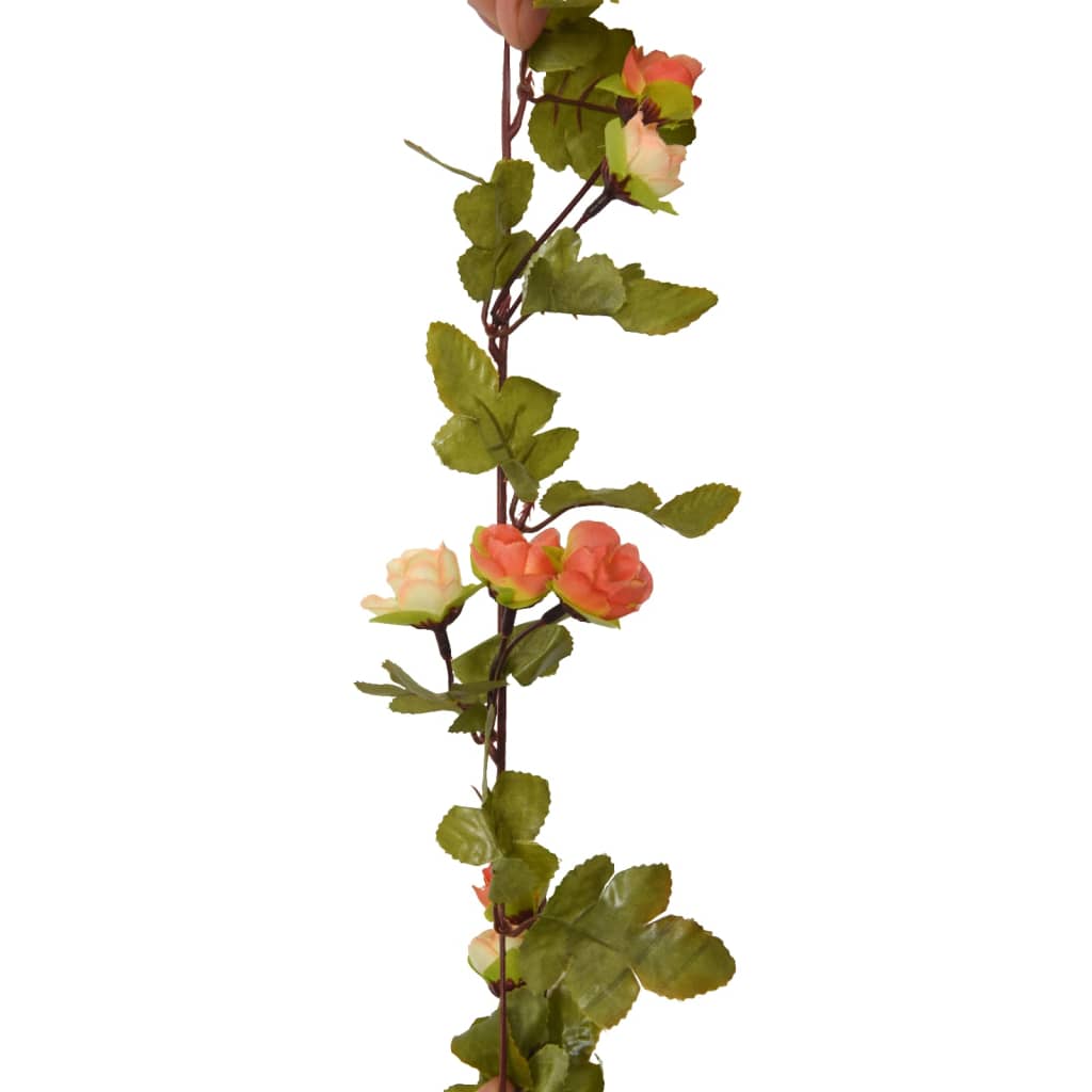 vidaXL Blumengirlanden Blumen 6 Stk. Sonnenuntargang 215 cm