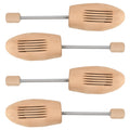 vidaXL Schuhspanner 2 Paar 35-38 Massivholz Lotus