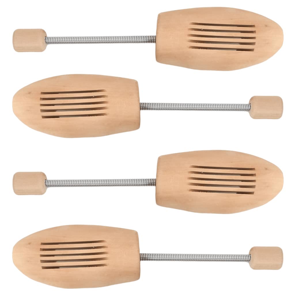 vidaXL Schuhspanner 2 Paar 35-38 Massivholz Lotus