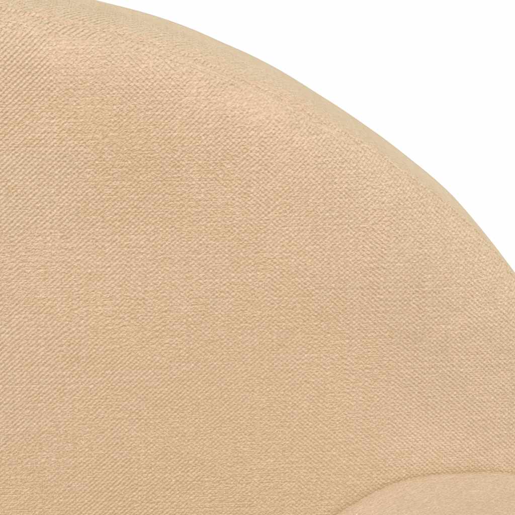 vidaXL Kindersofa Creme Weicher Plüsch