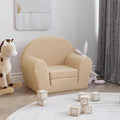 vidaXL Schlafsofa für Kinder Creme Weicher Plüsch