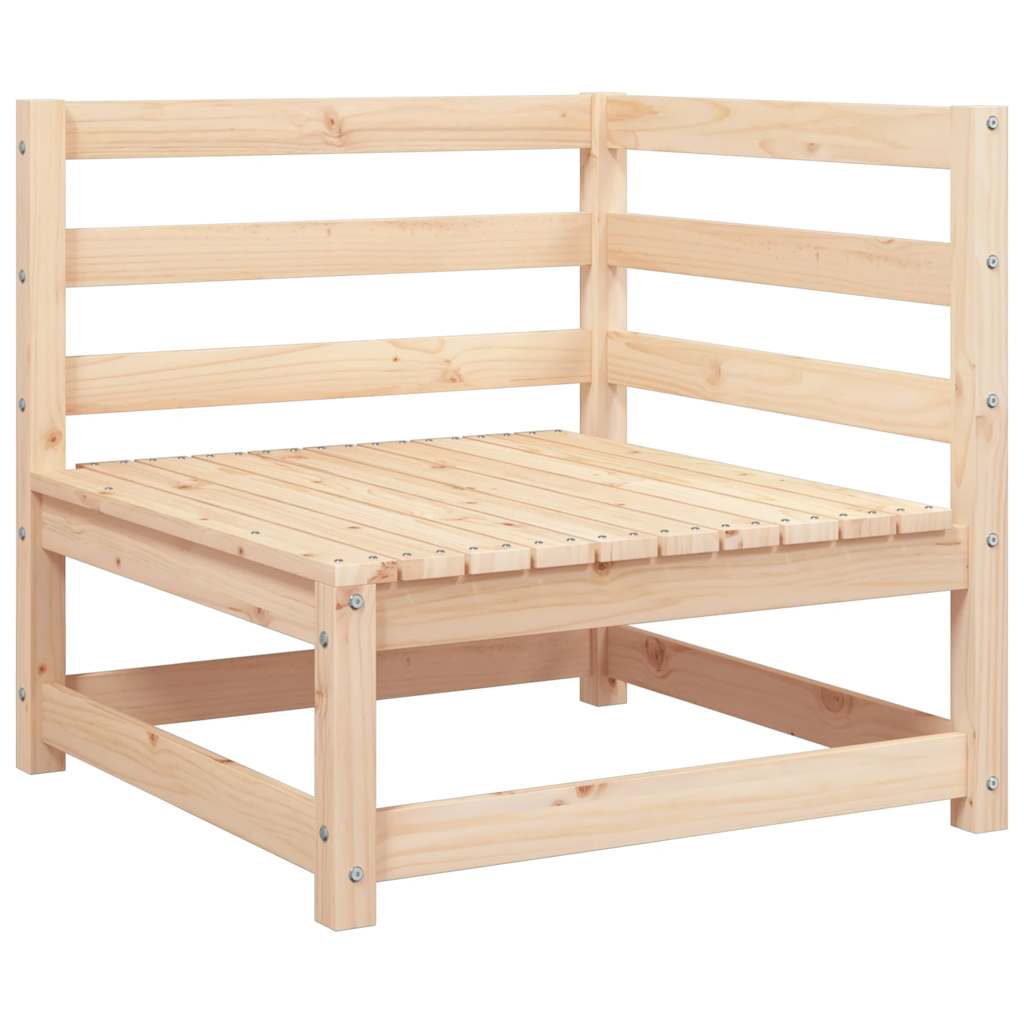 vidaXL Garten-Ecksofa 70x70x67 cm Massivholz Kiefer