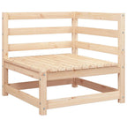 vidaXL Garten-Ecksofa 70x70x67 cm Massivholz Kiefer