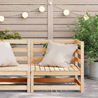 vidaXL Garten-Ecksofa 70x70x67 cm Massivholz Kiefer
