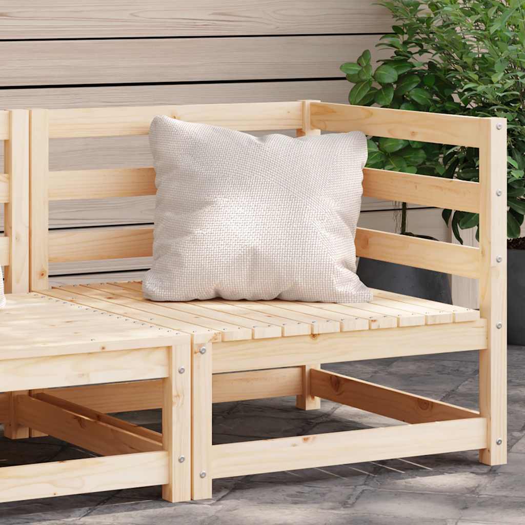 vidaXL Garten-Ecksofa 70x70x67 cm Massivholz Kiefer