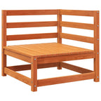 vidaXL Garten-Ecksofa Wachsbraun 70x70x67 cm Massivholz Kiefer