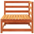 vidaXL Garten-Ecksofa Wachsbraun 70x70x67 cm Massivholz Kiefer