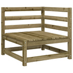 vidaXL Garten-Ecksofa 70x70x67 cm Kiefernholz Imprägniert