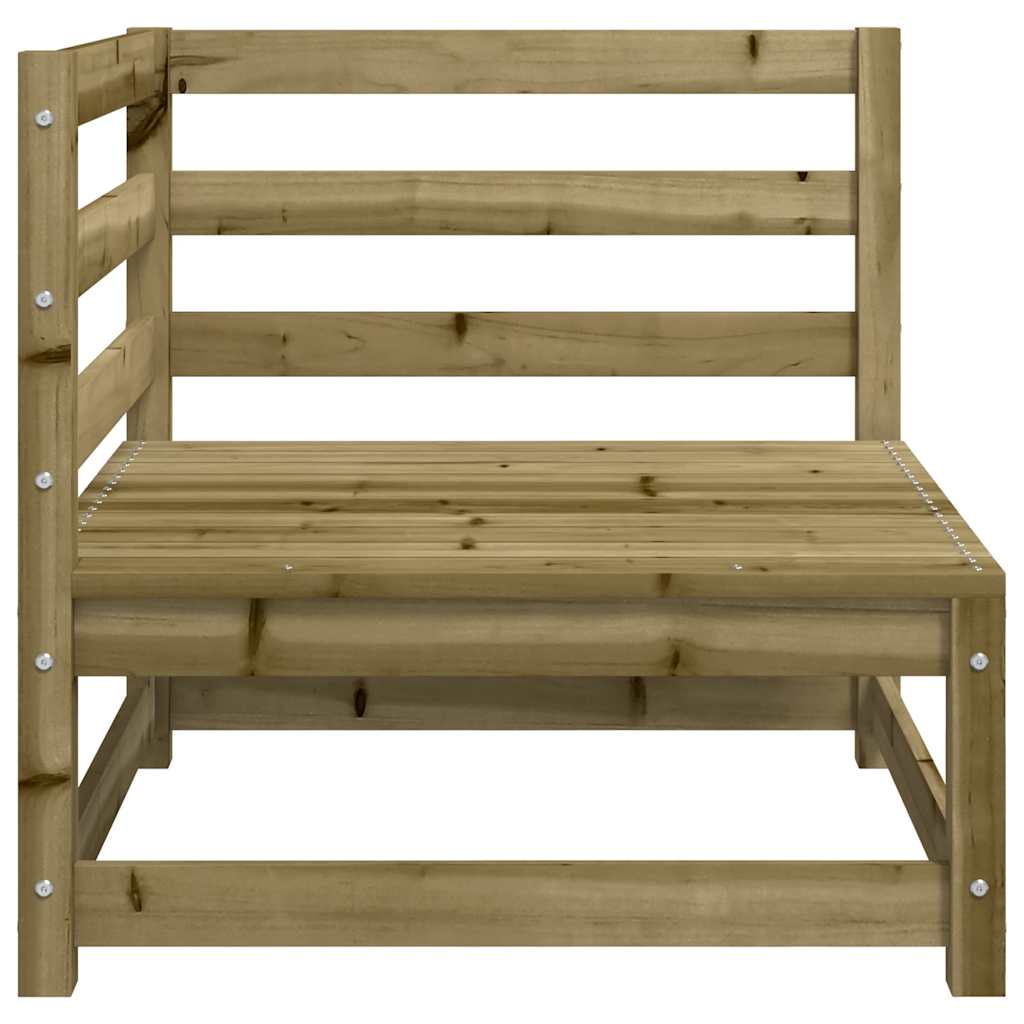 vidaXL Garten-Ecksofa 70x70x67 cm Kiefernholz Imprägniert